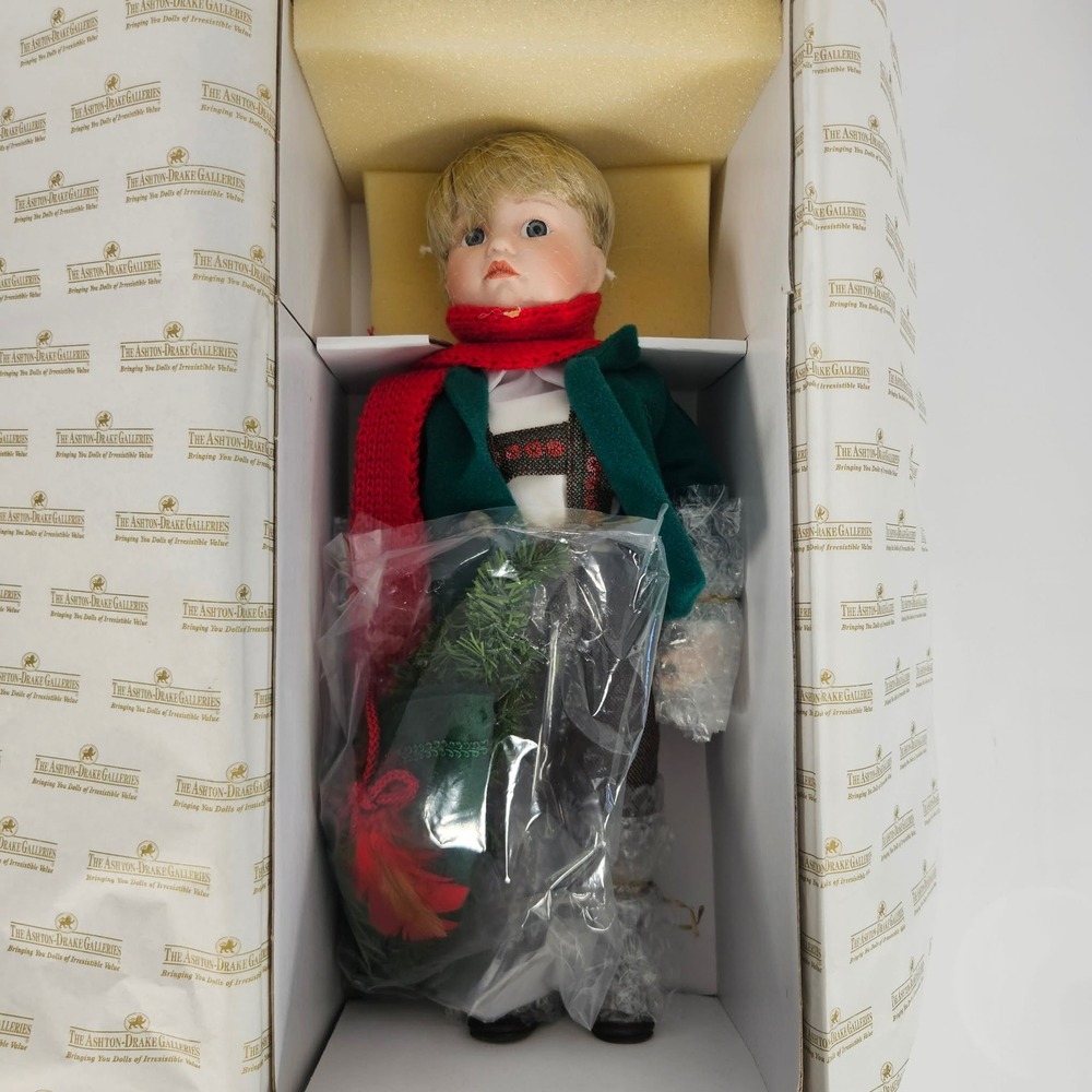Ashton-Drake Oh Christmas Tree Porcelain Doll Marlene Sirko 1995 COA New in Box